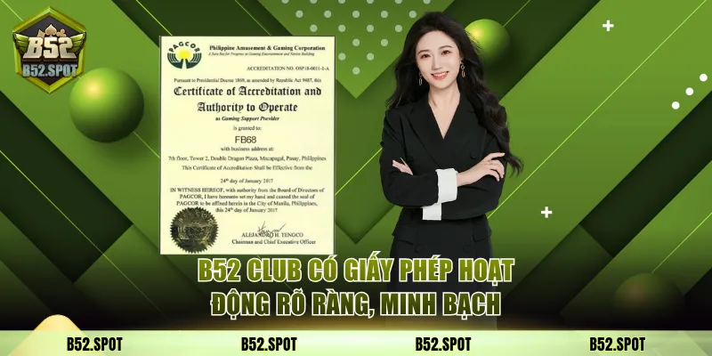 B52 Club có uy tín không? Review chi tiết 2 Review B52 Club cho thấy sự uy tín, minh bạch trong thành lập